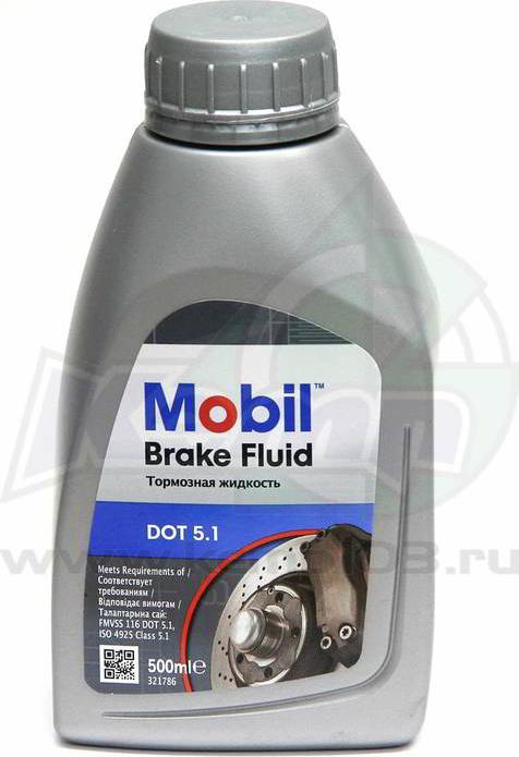 Mobil 750156R - Mobil Brake Fluid DOT5 (0,5L) жидкость тормозная!/ SAE J1704 FMVSS 116, ISO 4925 autodif.ru