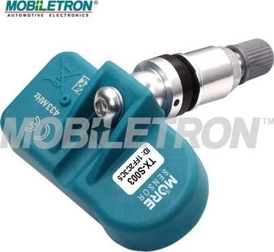 Mobiletron TX-S003 - Датчик давления воздуха в шинах 433MHz AUDI: Q7 (4L) 05-15 \ VW: Touareg 07-14 autodif.ru