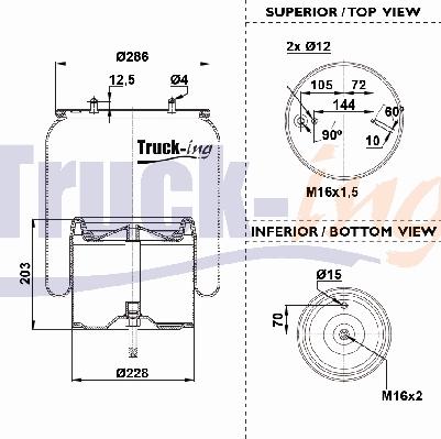 Montcada 0293248 - Кожух пневматической рессоры autodif.ru