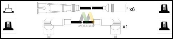 Motaquip LDRL1442 - Комплект проводов зажигания autodif.ru