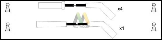 Motaquip LDRL1421 - Комплект проводов зажигания autodif.ru
