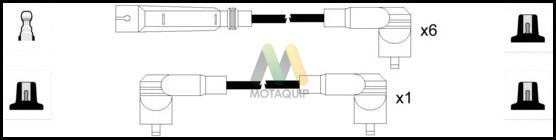 Motaquip LDRL1580 - Комплект проводов зажигания autodif.ru