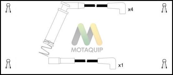 Motaquip LDRL1818 - Комплект проводов зажигания autodif.ru