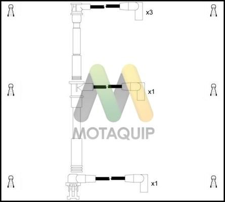 Motaquip LDRL1341 - Комплект проводов зажигания autodif.ru