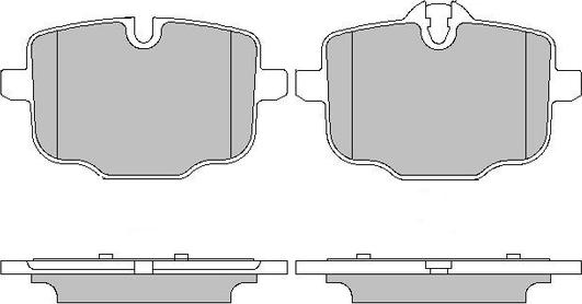 Motaquip LVXL1685 - Тормозные колодки, дисковые, комплект autodif.ru