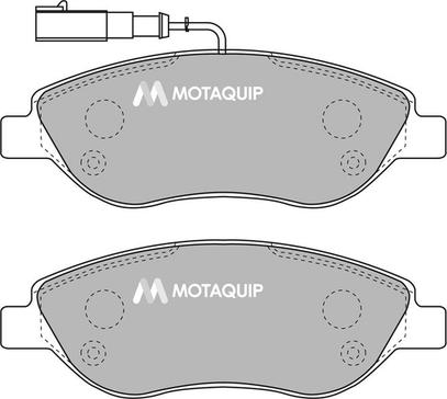 Motaquip LVXL1041 - Тормозные колодки, дисковые, комплект autodif.ru