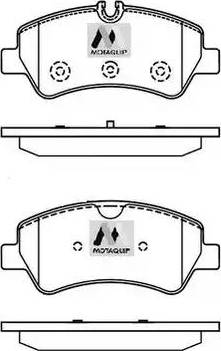 Marshall M2625603 - Тормозные колодки, дисковые, комплект autodif.ru