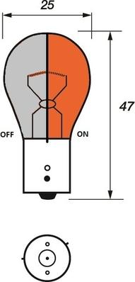 Motaquip VBU993 - Лампа накаливания, фонарь указателя поворота autodif.ru