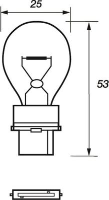 Motaquip VBU3156 - Лампа накаливания, фонарь указателя поворота autodif.ru