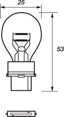 Motaquip VBU3157 - Лампа накаливания, фонарь указателя поворота autodif.ru
