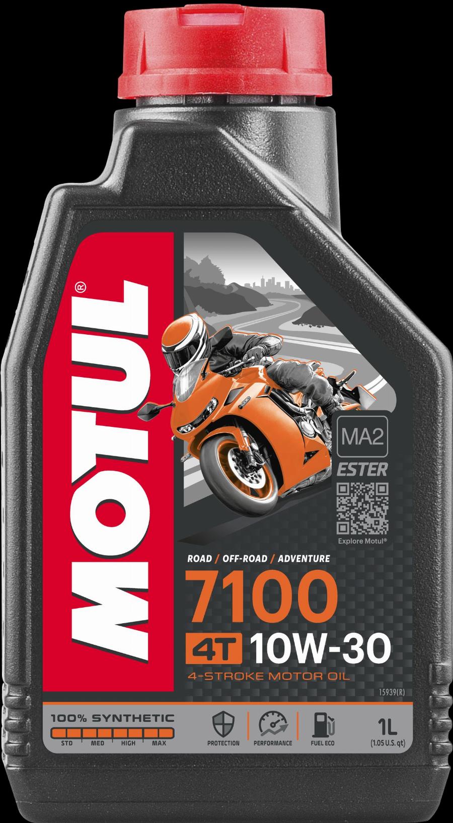Motul 104089 - 104089 MOTUL Моторное масло MOTUL 7100 4T 10W30  1л autodif.ru