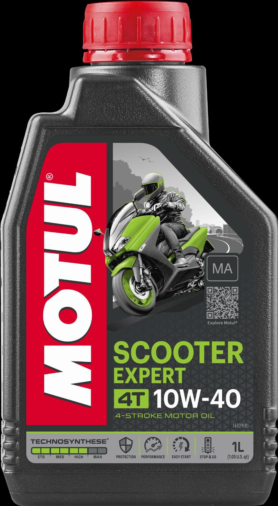 Motul 105960 - Motul 10W40 Scooter Expert 4T (1L)_масло моторное! полусинт.\ API SL, JASO MA autodif.ru
