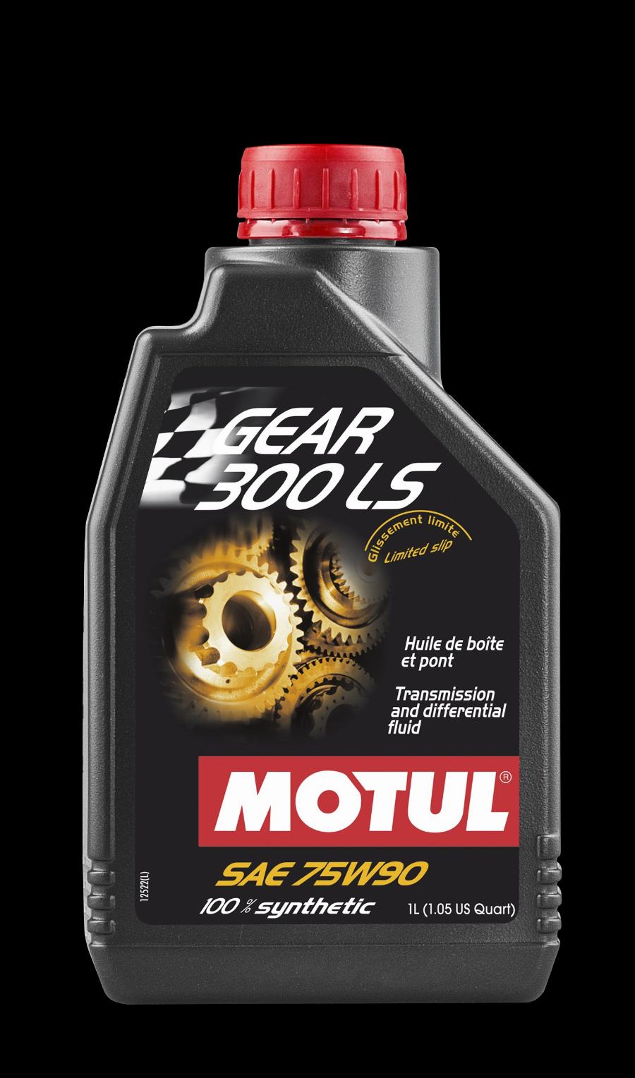 Motul 105778 - MOTUL Gear 300 LS 75W90 100% Synt. 1L Трансмиссионное масло autodif.ru