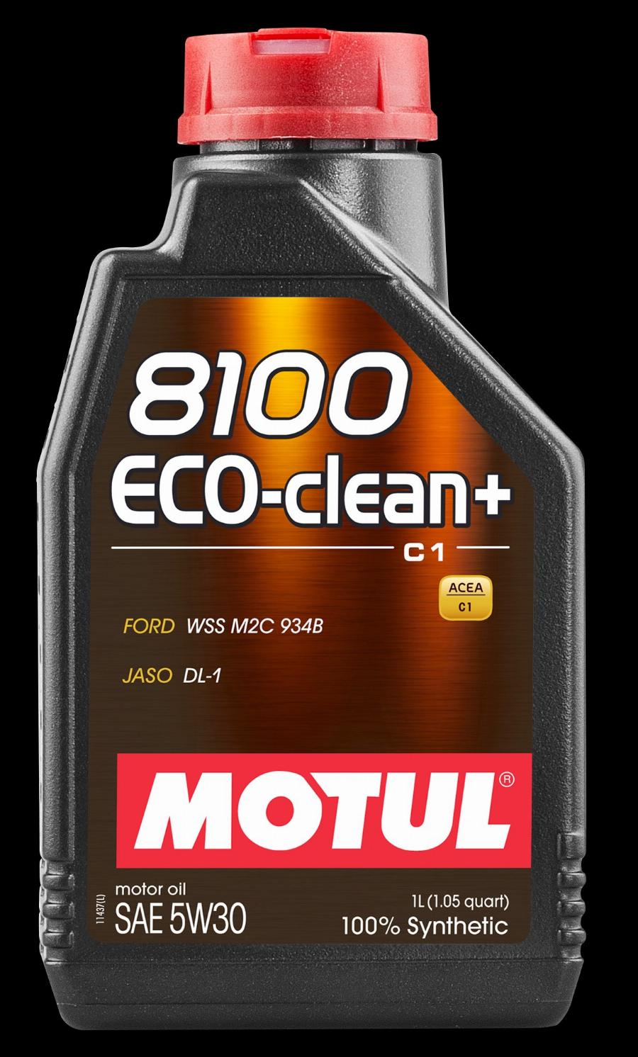 Motul 101580 - Motul 5W30 (1L) 8100 Eco-clean+ масло моторное ! \ API: SM/CF: ACEA: A5/B5/C1 (синт.) autodif.ru