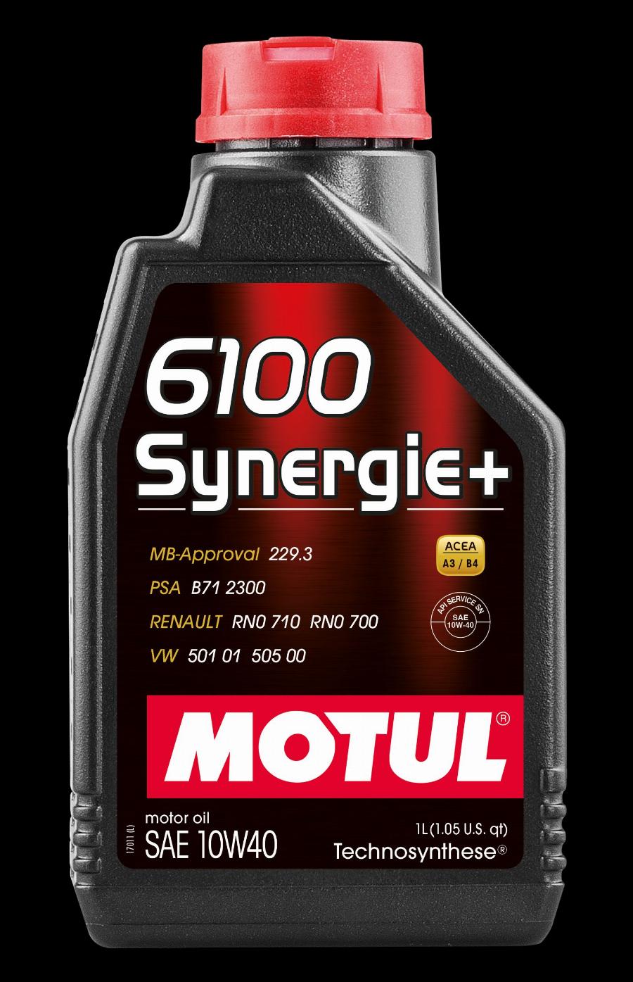 Motul 108646 - Motul 10W40 (1L) 6100 Synergie+ масло моторное! полусинт.\ API SL/CF, ACEA A3/B4 autodif.ru