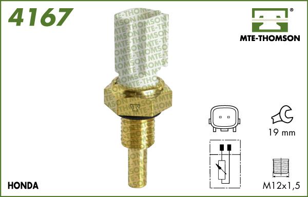 MTE-Thomson 4167 - Датчик, температура охлаждающей жидкости autodif.ru