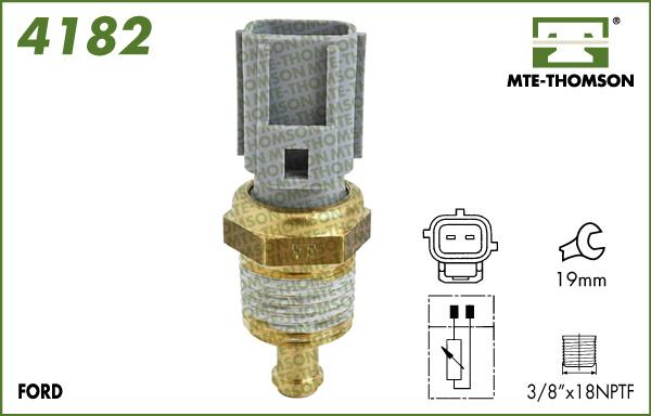 MTE-Thomson 4182 - Датчик, температура охлаждающей жидкости autodif.ru