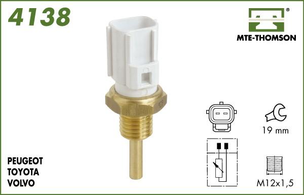 MTE-Thomson 4138 - Датчик, температура охлаждающей жидкости autodif.ru