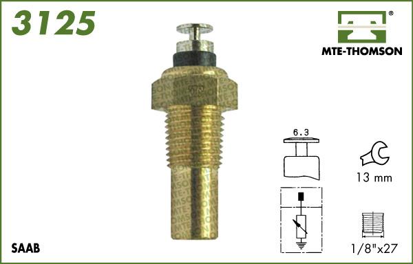 MTE-Thomson 3125 - Датчик, температура охлаждающей жидкости autodif.ru