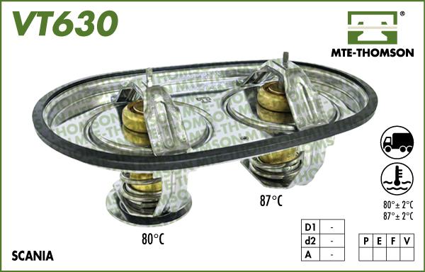 MTE-Thomson VT630.80/87 - Термостат охлаждающей жидкости / корпус autodif.ru