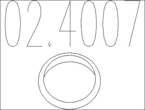 MTS 02.4007 - Уплотнительное кольцо, труба выхлопного газа autodif.ru