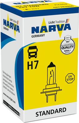 Narva 487283000 - Лампа накаливания, фара дальнего света autodif.ru