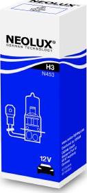 NEOLUX® N453 - Лампа 55W 12V PK22S 10X10X1 NEOLX H3 (Складная картонная коробка) autodif.ru