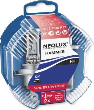 NEOLUX® N472EL-HCB - Лампа накаливания, фара дальнего света autodif.ru