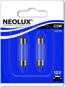 NEOLUX® N239-02B - Лампа накаливания, фонарь освещения номерного знака autodif.ru