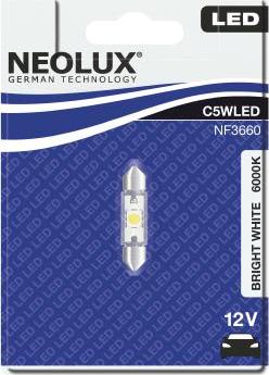NEOLUX® NF3660-01B - Лампа накаливания, освещение салона autodif.ru