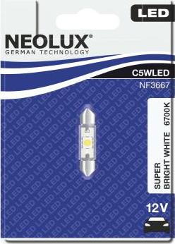 NEOLUX® NF3667-01B - Лампа накаливания, освещение салона autodif.ru
