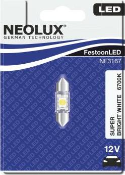 NEOLUX® NF3167-01B - Лампа накаливания, освещение салона autodif.ru