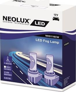 NEOLUX® NH81116CW - Лампа накаливания, противотуманная фара autodif.ru