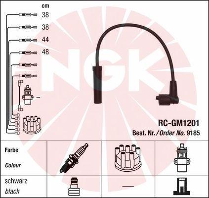 NGK 9185 - Комплект проводов зажигания autodif.ru