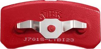 NiBK PN5203S - Комплект высокоэффективных тормозных колодок autodif.ru