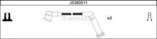 Nipparts J5380511 - Комплект проводов зажигания autodif.ru
