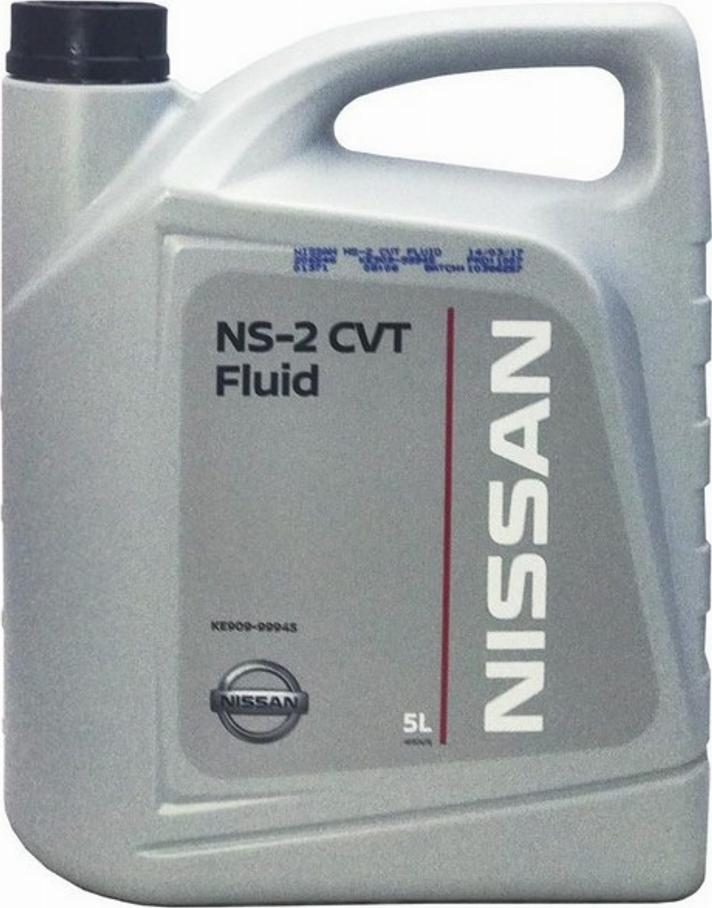NISSAN KE90999945R - Масло трансмиссионное NISSAN NS-2 CVT Fluid зеленый 5 л KE909-99945R autodif.ru