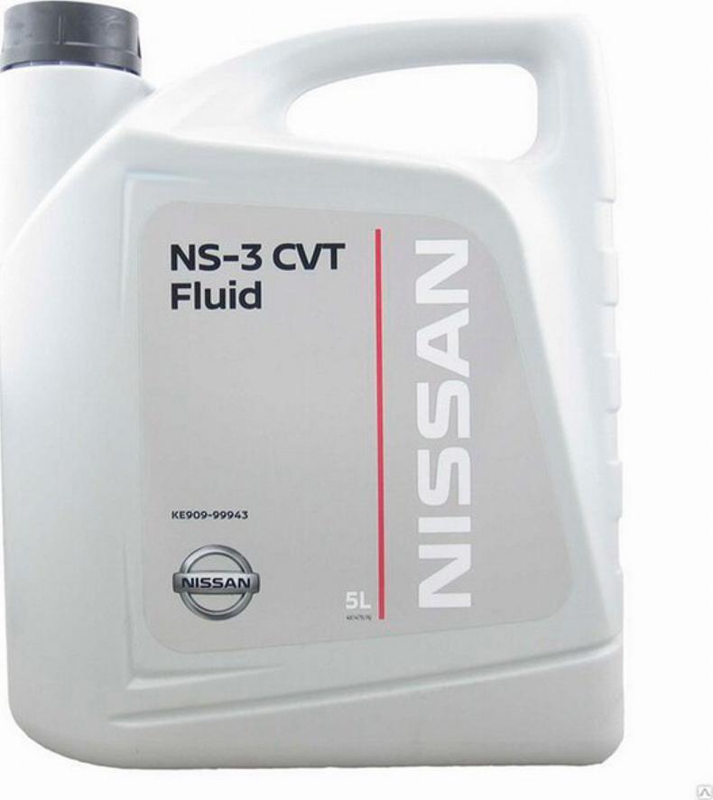 NISSAN KE90999943R - Масло трансмиссионное синтетическое CVT NS-3, 5л (Пластик.тара) autodif.ru
