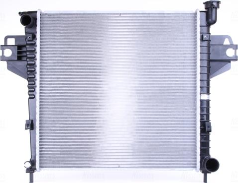 Nissens 606555 - Радиатор, охлаждение двигателя autodif.ru