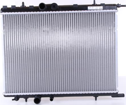 Nissens 63502A - Радиатор системы охлаждения PEUGEOT: 206 CC (2D) 1.6 16V/2.0 S16 00-, 206 SW (2E/K) 1.1/1.4/1.6 16V/ autodif.ru