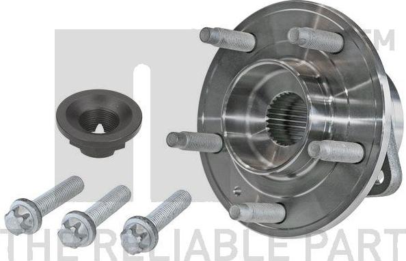 NK 753639 - Ступица переднего колеса в сборе с подшипником / CHEVROLET Cruze,Orlando,OPEL Astra-J,Zafira-C 10~ autodif.ru