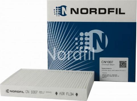 NORDFIL CN1007 - Фильтр воздуха в салоне autodif.ru