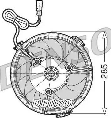 NPS DER02005 - Вентилятор, охлаждение двигателя autodif.ru