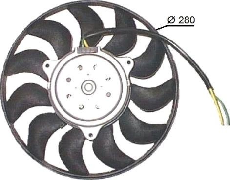 NRF 47616 - Вентилятор, охлаждение двигателя autodif.ru