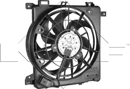 NRF 47622 - Вентилятор, охлаждение двигателя autodif.ru