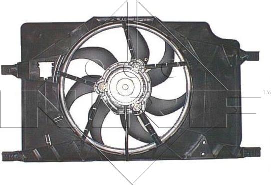 NRF 47364 - Вентилятор, охлаждение двигателя autodif.ru