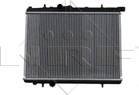 NRF 509525 - Радиатор, охлаждение двигателя autodif.ru