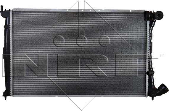 NRF 509601 - Радиатор, охлаждение двигателя autodif.ru
