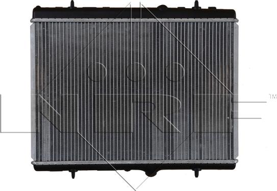 NRF 50437 - радиатор системы охлаждения!\ Peugeot 307/407, Citroen C4/C5 1.6-2.0 04> autodif.ru