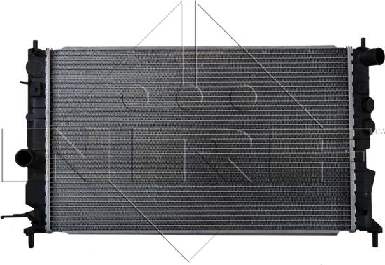 NRF 50563 - Радиатор, охлаждение двигателя autodif.ru
